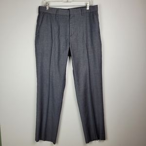 APT 9 MENS MODERN FIT FLAT FRONT TROUSERS  PANT GRAY SIZE 32X30 *SEE VIDEO